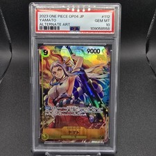PSA 10 YAMATO ALTERNATIVE ART OP04-122 ONE PIECE JAPANESE KINGDOMS OF INTRIGUE