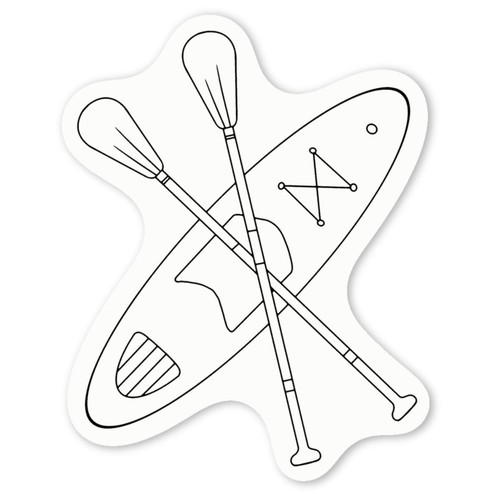 Adesivi decalcomania kayak e - 'kayak,