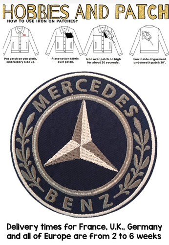 Patch mercedes benz car brand - mercedes,