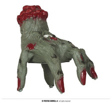 Mano finta mozzata con movimento e suoni horror in gomma Halloween carnevale