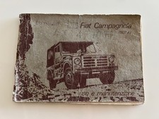 FIAT CAMPAGNOLA 1107A Libretto Uso E Manutenzione 1976 