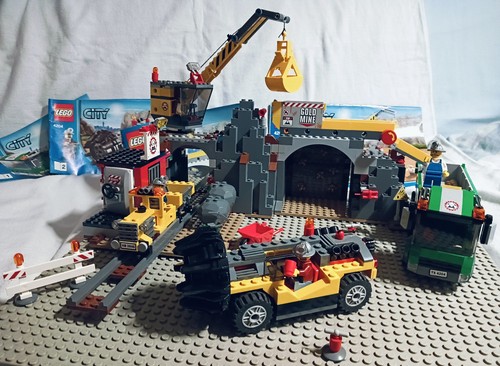 Lego city 4204 gold mine - gold, set