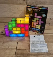 Tetris Lampada Luce Retro