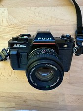 Fuji AX Multigramm, Nero, Fotocamera reflex analogica con obiettivo 50mm 1.9