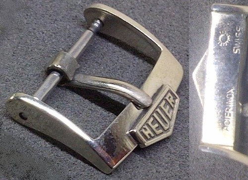 Original heuer buckle - original, fibbia
