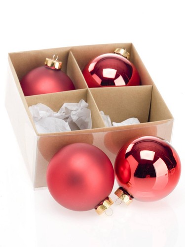 Box christmas balls - box, balls-balls