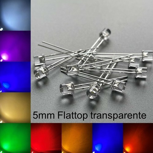 5mm led flattop molto - 5mm, luminoso
