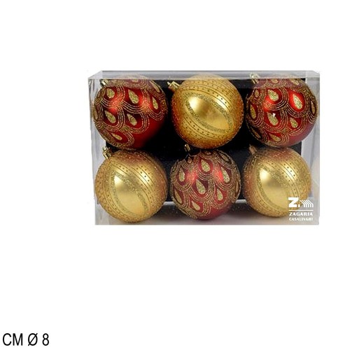 Set palle palline natalizie - set, 6