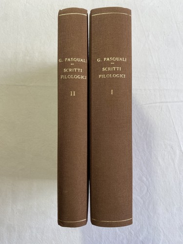 Scritti filologici giorgio - -,