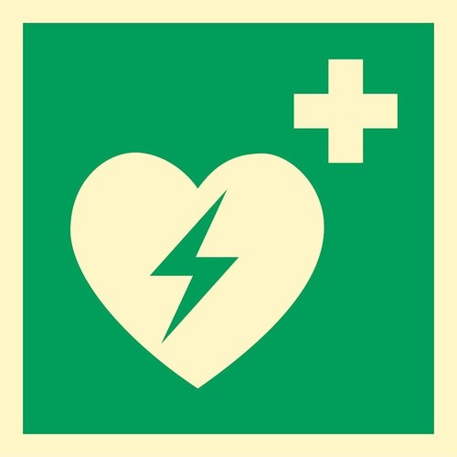 Cartello defibrillatore 15 x - defibrillatore,