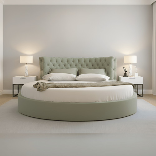Letto rotondo matrimoniale - letto,
