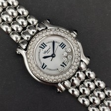 Chopard Happy Sport Lady Diamond 278294 26mm Very Good condition stahl steel Dia