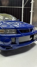 Mitsubishi Lancer Evolution VI 6 Evo Blue 1:18 AUTOart 77151 usato senza scatola originale