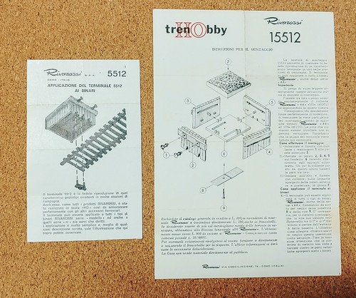 Rivarossi foglio montaggio - rivarossi, h0
