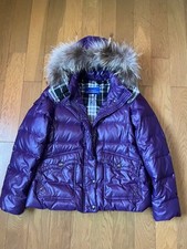 BURBERRY blu etichetta piumino