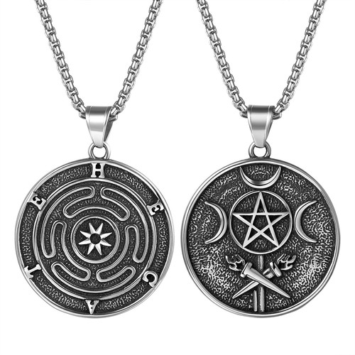 Collana donna ruota - donna, ecate