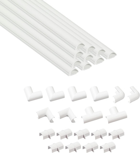 Canalina passacavi 20x10mm - canalina,