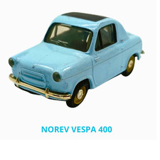 Modellino Norev scala 1/43 Piaggio Vespa 400 azzurra  da collezione statico