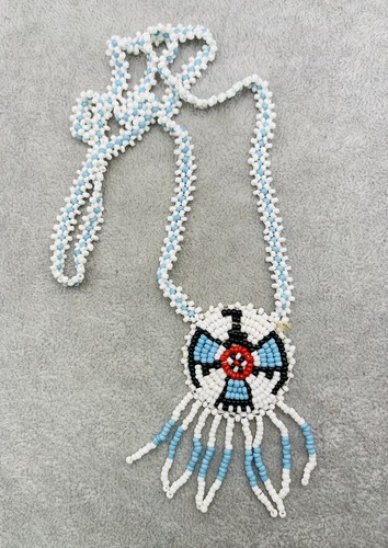 Collana vintage vetro semi - vintage,