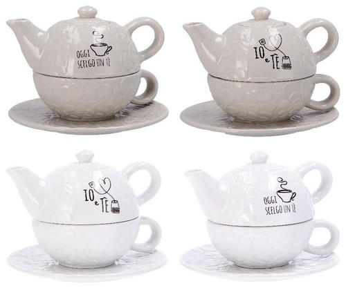 Pezzo teiera con tazza in - tazza,