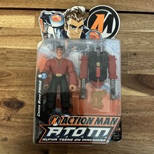 Action Man Atom Figure Vintage Mega Rara Crime Boss Paine 2005 moc sigillata 