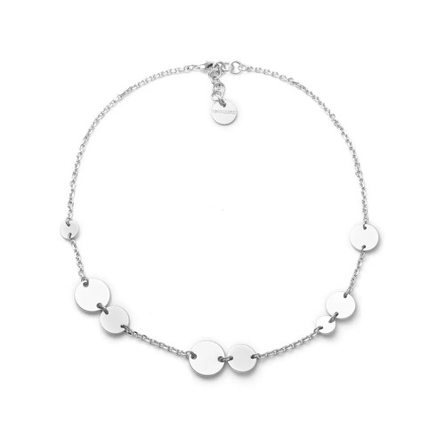 Collana donna argentato - collana,