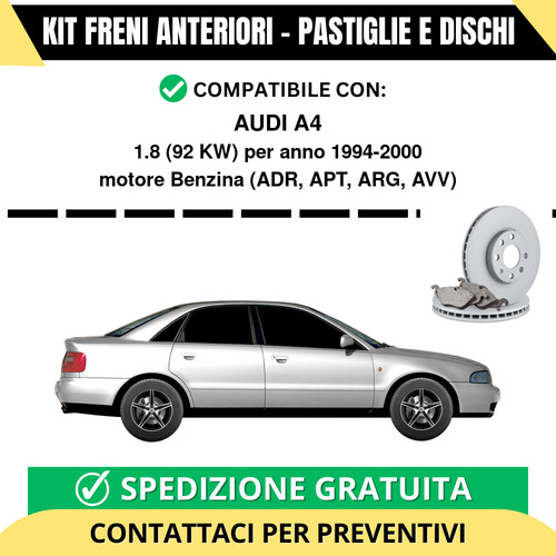 Kit freni anteriori audi - freni, a4