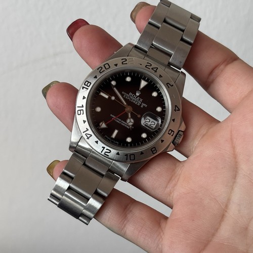 Rolex explorer 16570 silver - rolex,