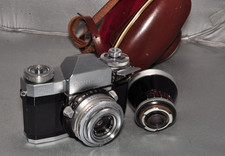 Zeiss Ikon Contaflex vers. IV: +Bag, + ProTessar 35 mm.