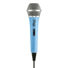 Ik Multimedia iRig Voice Microfono Karaoke per Android e IOS  Azzurro