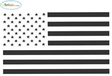 Adesivo bandiera USA 80x45 cm bandiera americana bandiera esercito bandiera a...