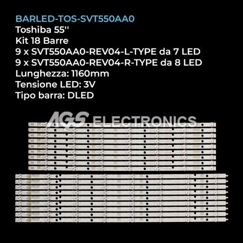 Kit barre strip led tv - kit,