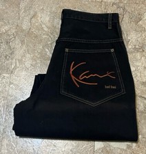 Pantalone denim nero Karl Kani