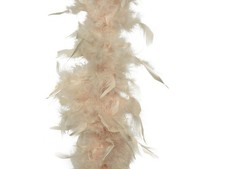 Boa Di Piume Colore Perla