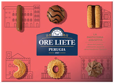 Ore Liete Biscotti Pasticceria Assortita 450g Scatola Regalo Oreliete Cioccolato