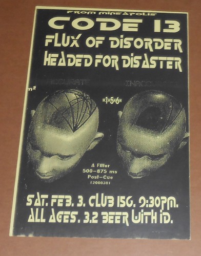 Poster punk flyer - flyer, codice