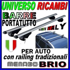 Barre Portatutto Menabo BRIO 120 FIAT Croma 5p. 05>10  con Barre longitudinali
