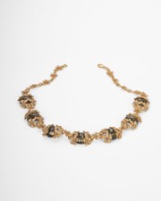 Collana "Non ti scordar di me" Artigianale Vittoriana - Gioiello Fatto a Mano