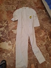 AGIP TUTA da meccanico vintage BIANCA  TAGLIA 52 NUOVA 