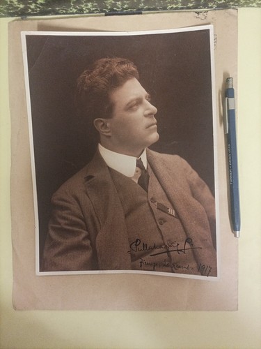 Mascagni fotografia autografa
