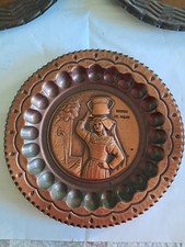 Vintage copper wall plate