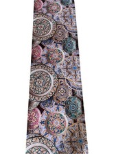 Tappeto cucina a metraggio antiscivolo piatti ceramiche colorato su misura largo