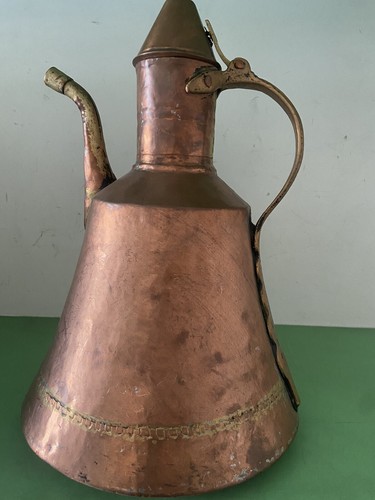 Antica oliera rame alta 38 - oliera,