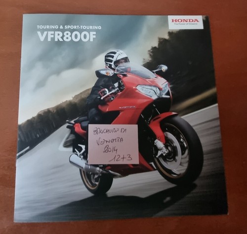 Honda brochure vfr800f - brochure, touring