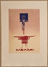 Sarri Sergio acquaforte all'acquatinta "Bagnante" 1982