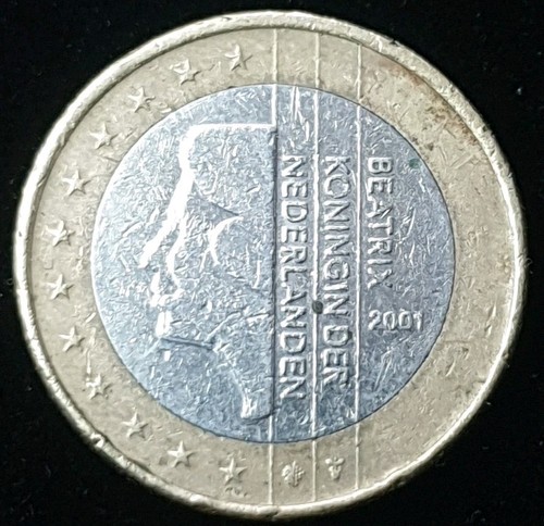 Moneta euro 2001 beatrice - euro,
