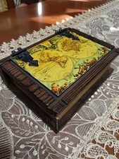 Portacarte A libro In legno