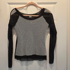 Vintage Y2K Top M Italy Mesh