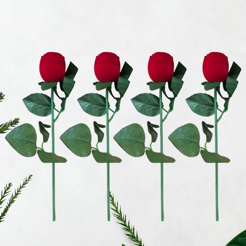 Scatole anelli di - anelli, rose