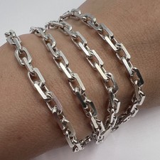 Collana catena unisex argento